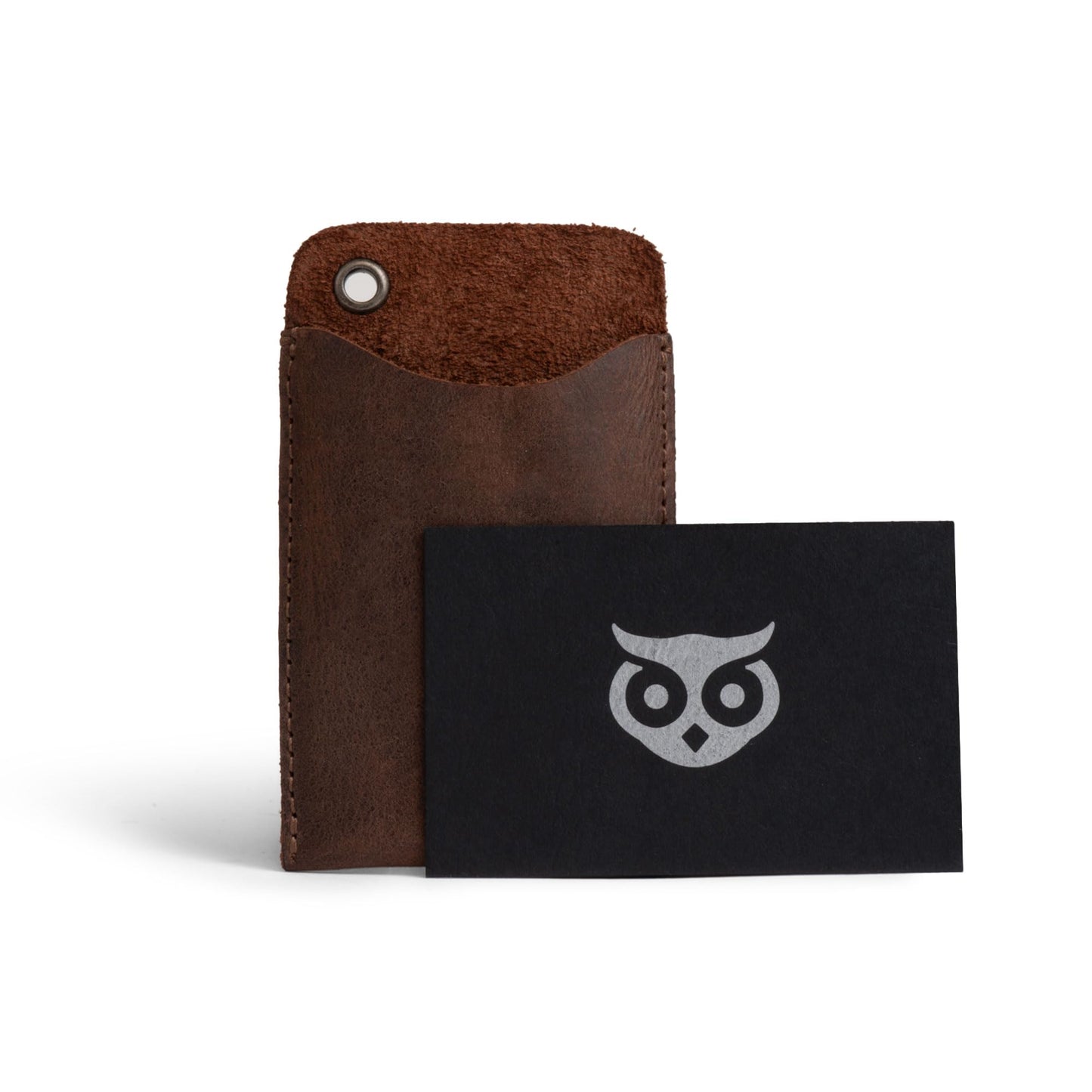 Hide & Drink, EDC Pocket Slip, Multitool Sleeve & Pen Holder for Everyday Use, Camping Accessories, Small Tool Organizer, Full Grain Leather, Handmade, Bourbon Brown