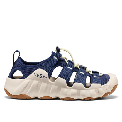 KEEN Women's Hyperport H2 Breathable Easy On Comfortable Hiking and Water Sandals, Naval Academy/Wax Yellow, 6