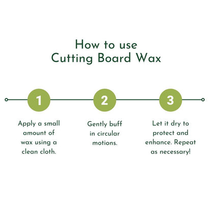 REVIVE Cutting Board Wax – Food Grade Beeswax Wood Conditioner – Butcher Block Wax, Board Butter & Cutting Board Oil Natural Blend with Canadian Beeswax and Coconut Oil 3.4 oz