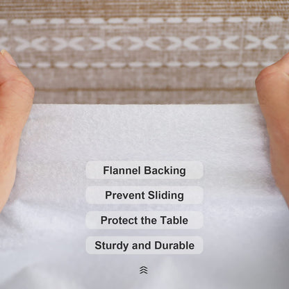 Vonabem 100% Waterproof Rectangle PVC Tablecloth, Vinyl Table Cloth Cover Oil Proof Spill Proof Wipeable Table Cloths for Indoor and Outdoor Use(Brown,60X84IN)