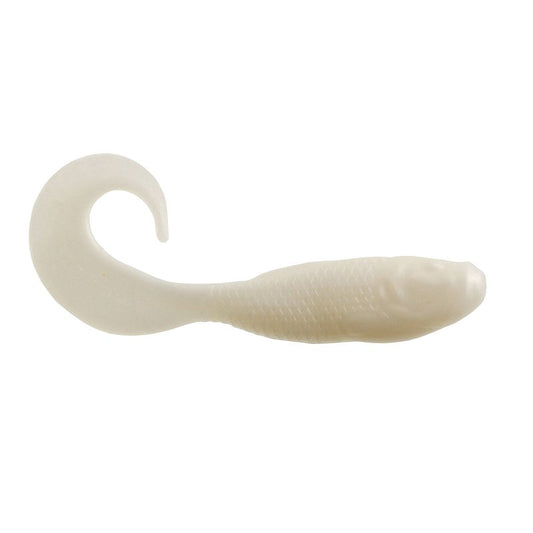 Berkley Gulp! Alive! Swimming Mullet , Pearl White , 4in - Half Pint 4x7