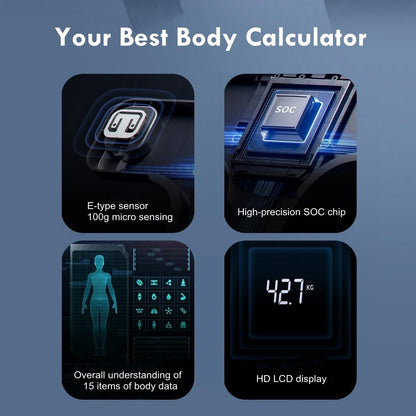 NUTRI FIT Smart Scale for Body Weight Body Composition Monitor, Bathroom Digital Weighing Scale with BMI, Body Fat, Muscle Mass, Accurate Bluetooth Home User Health Equipment Sync Apps