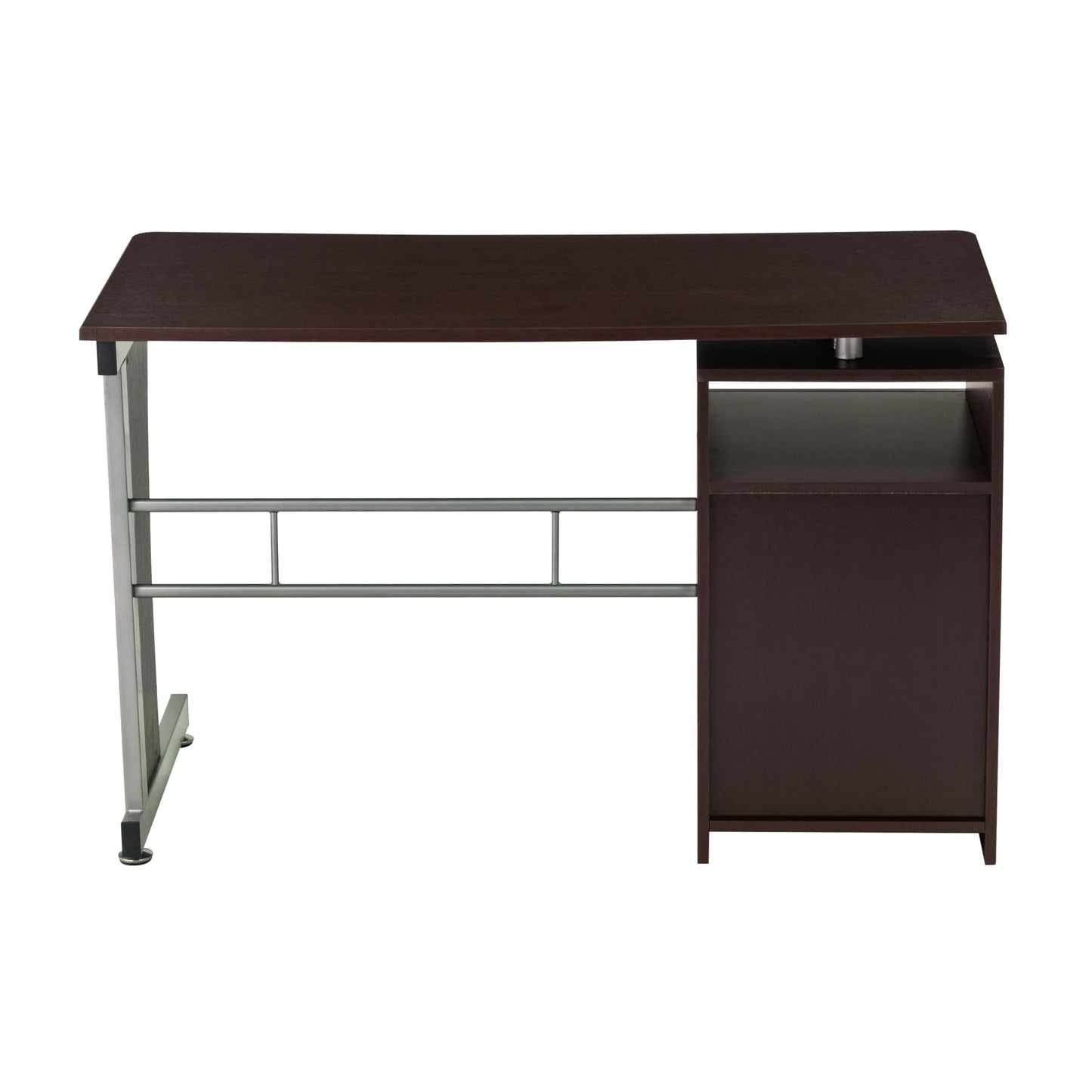 47.25" Computer Desk with Drawers, Home Office Desk with Storage, Heavy Duty and Water Resistant Study Table, Chocolate Brown