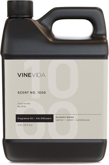 VINEVIDA [32 Fl Oz] Scent № 1000 Inspired by My Way Diffuser Oil; Hotel Scents for Cold Air Diffuser - Waterless Diffuser Oil