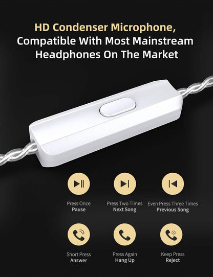 KZ ZSN PRO X Earphone with 1BA and 1DD, KZ High Fidelity in Ear Earbuds High Resolution in Ear Monitor Headphone (with Mic, Blue)……