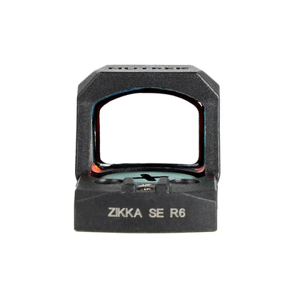 ZIKKA SE Mini Dot Sight, RMS Footprint Open Reflex Sight, High-Strength Polymer Housing Automatic Brightness, Top Load Battery (6 MOA Red Dot)