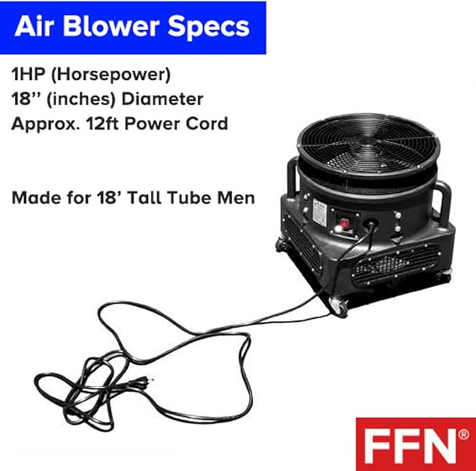 Now Open Advertising 18 Foot Tall Inflatable Tube Man Air Powered Waving Puppet, Air Blower Motor Included Dancer by Feather Flag Nation