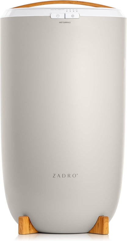 Zadro TWB Towel Warmer, Large | 20L | 12" Dia. x 21" Tall, Gray