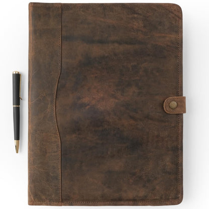 Leather Portfolio, Leather Binder with Pen, Leather Portfolio for Men and Women, Leather Padfolio, Leather Folder, Portfolio Binder, Business Portfolio Men and Women