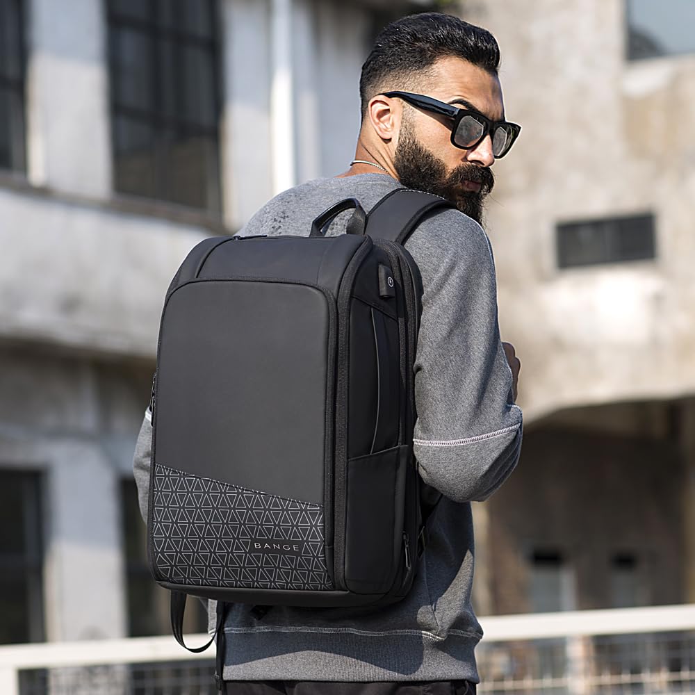 BANGE Travel Backpacks,Weekender Carry On Backpack, Waterproof Men's Business Laptop Backpack for 15.6inch
