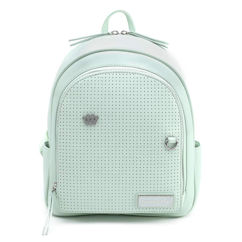 Loungefly Mint Pin Trader Faux-Leather Mini Backpack (One Size, Mint)