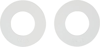 Fractional Weight Plates - 2 Each of 1/4, 1/2, 3/4, 1 lb. Total Set of 8 by Trademark Innovations (Grey, Blue, Green, & Red)
