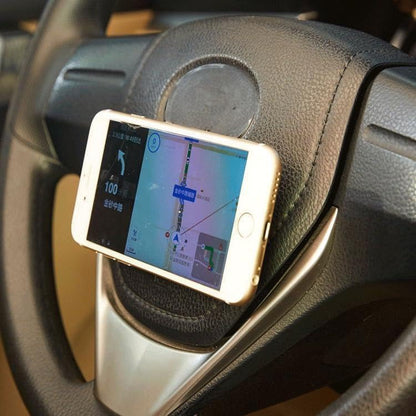 Universal Magnetic Car Mount,Stick On Mount Dashboard Magnetic Phone Holder-Black