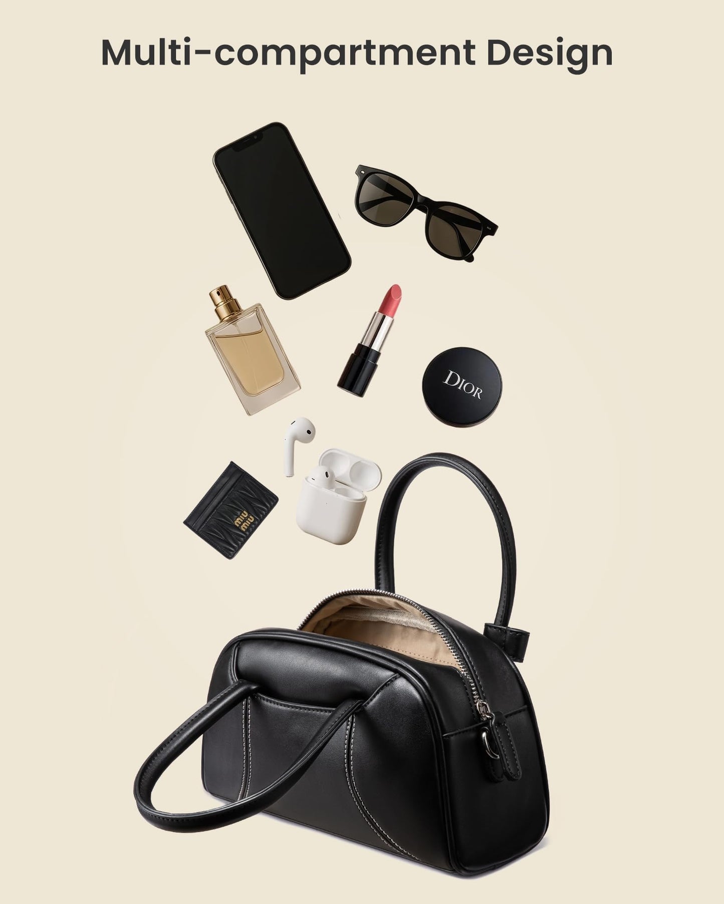 LOVEVOOK Shoulder Bag for Women - Small Purses for Women Trendy Handbags Mini Vintage Hobo Clutch with Detachable Strap