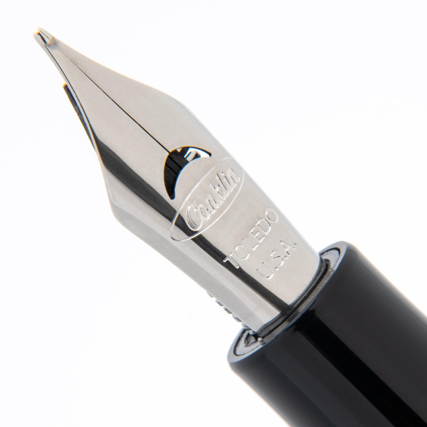 Conklin Toledo Fountain Pen – Blue Resin with 15ml Ink Bottle – Omniflex Nib – Heritage Luxury Writing Instrument for Collectors and Professionals
