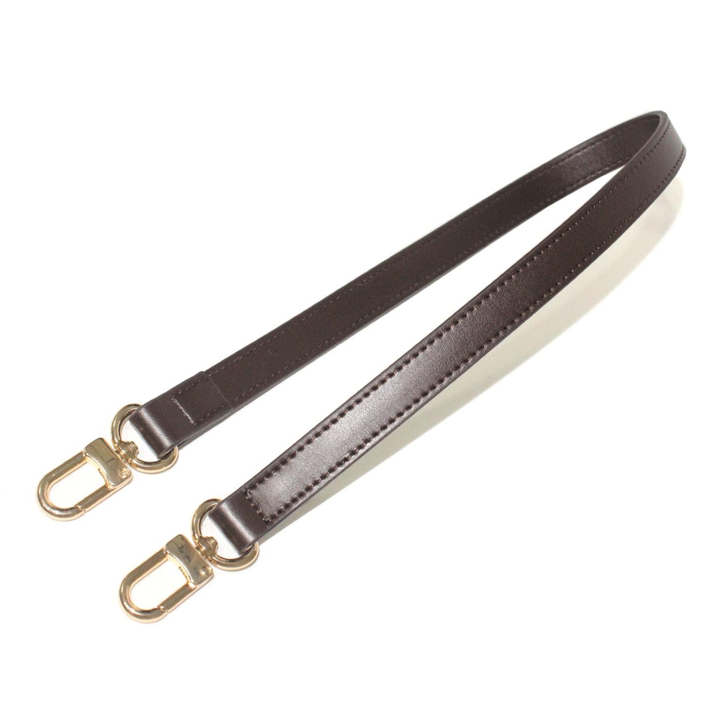 RYYXZXL Leather handbag strap, suitable for changing shoulder straps on L V handbags and bucket bags(Coffee brown-W:0.7in,L：25.6in)