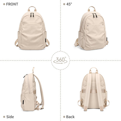 GOLF QUALITY Mini Backpack for Women Fashion Small Backpack Purse Lightweight Daypack for Work Trave Daily,Apricot