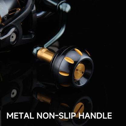 HAUT TON Dolphin Advance Edition Spinning Reel,5.2:1Gear Ratio,22LBS,5+1BB,Backlash Free Bearing,Sealed Drag System,Saltwater,Freshwater Fishing Reels (ES, 5000)