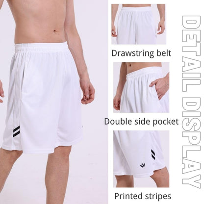 fovdtaa 5 Pack Mens Sports Shorts Men's Athletic Shorts with Pockets and Elastic Waistband, Quick Dry Workout Shorts for Men Running Trousers Black,Grey,Blue,Navy,White L