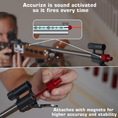 Accurize Advanced Cal .22lr, .223 Rem Laser Training Cartridge, Lasts 30,000 Rounds, Easy Removal & Battery Change, Fires Every Time, Pinpoint Accuracy