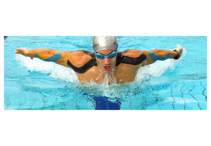 FlexU Kinesiology Tape Bulk Pack Continuous Blue