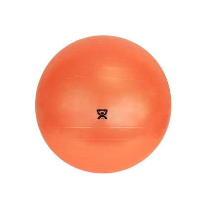 CanDo Inflatable Exercise Ball - Red 22", Durable Extra Thick Non-Slip Stability Ball for Core Workouts, Yoga, Pilates, Active Seating, Physical Therapy, Pregnancy, Home Gym, Flexibility