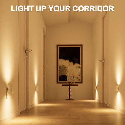 NIORSUN Night Lights Plug into Wall, Dimmable with 3 Color Modes & Auto On/Off Sensor, Ultra-Slim Nightlight for Hallway, Bathroom, Bedroom, Nursery, Kitchen (4 Pack, Black)