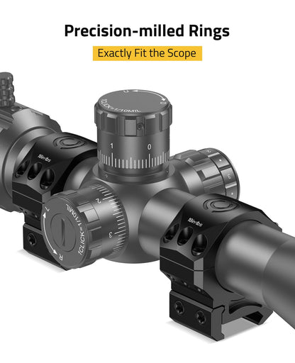 CVLIFE Precision Scope Rings Mount - 30mm Scope Rings for Picatinny Rail - 20mm Medium Profile Mount - 2 Pieces
