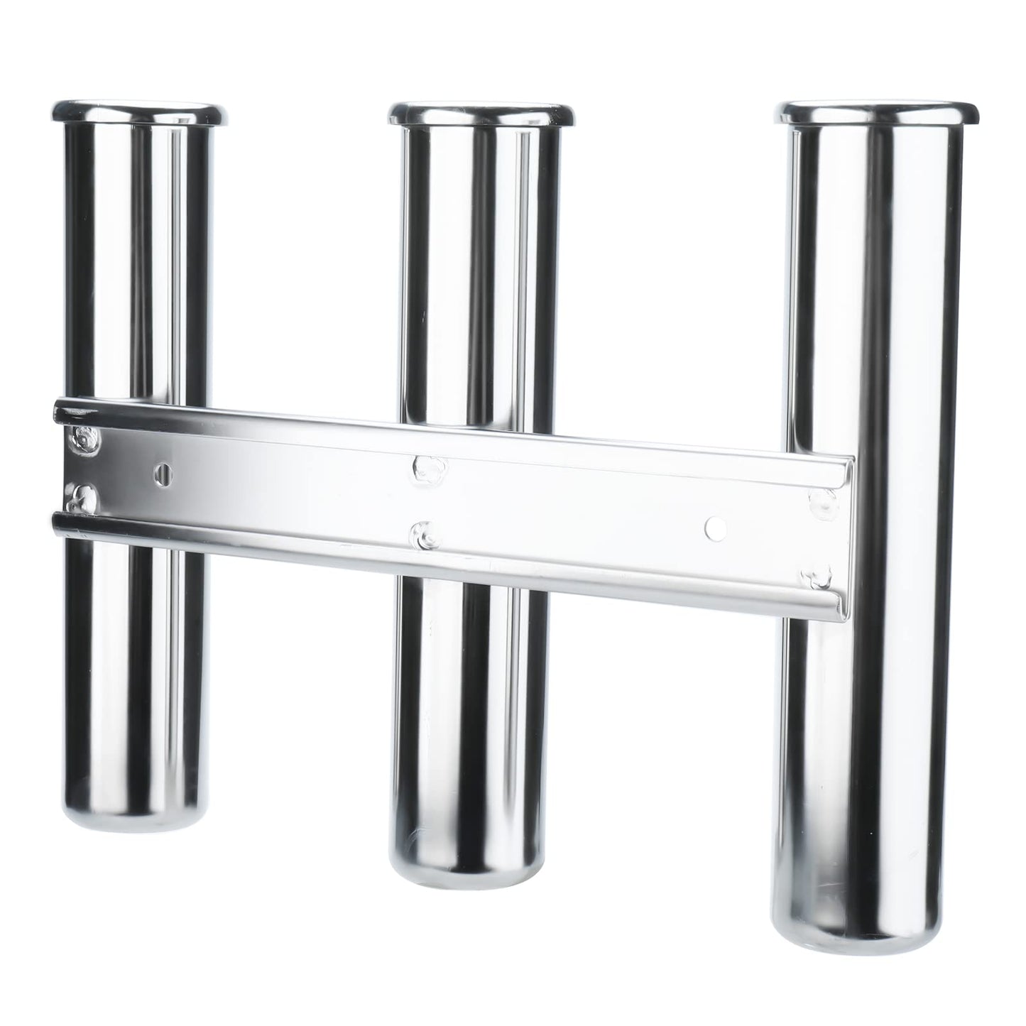 NovelBee 3 Tube Boat Fishing Rod Holder,316 Stainless Steel Fishing Rod Rack for Marine Boat Yacht