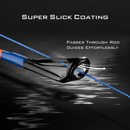KastKing Superpower Braided Fishing Line, Ocean Blue, 10 LB, 500+47 Yds