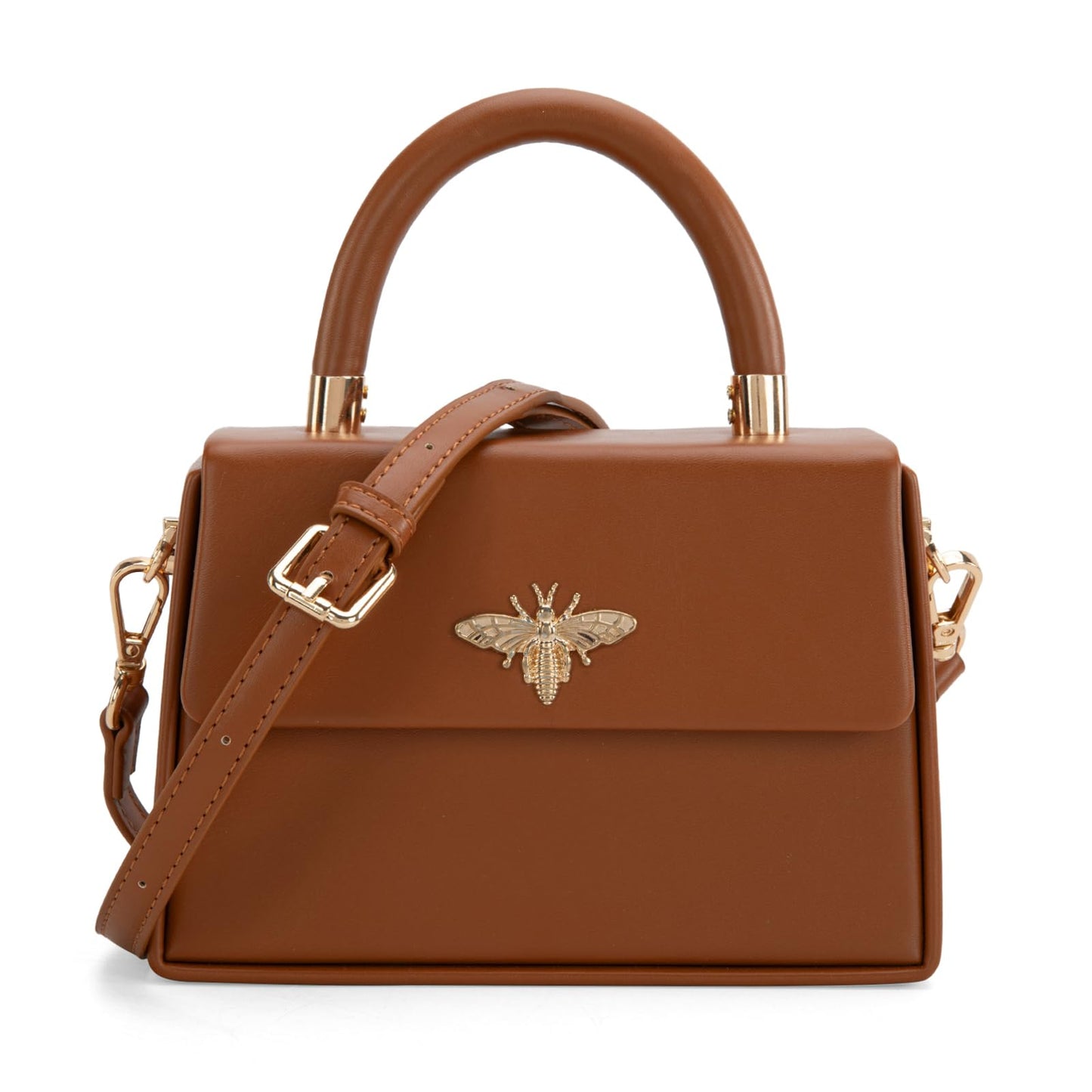 Milan Chiva Mini Purse Small Top-Handle Handbags for Women Bee Purse MC-399BR