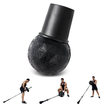 CONREDA Landmine Attachment for Barbell, Portable Landmine Base for 2" Olympic Bars, Non-Slip Rubber Barbell Landmine Attachment for T-Bar Row, Press, Squat, Rotation, Home Gym Equipment