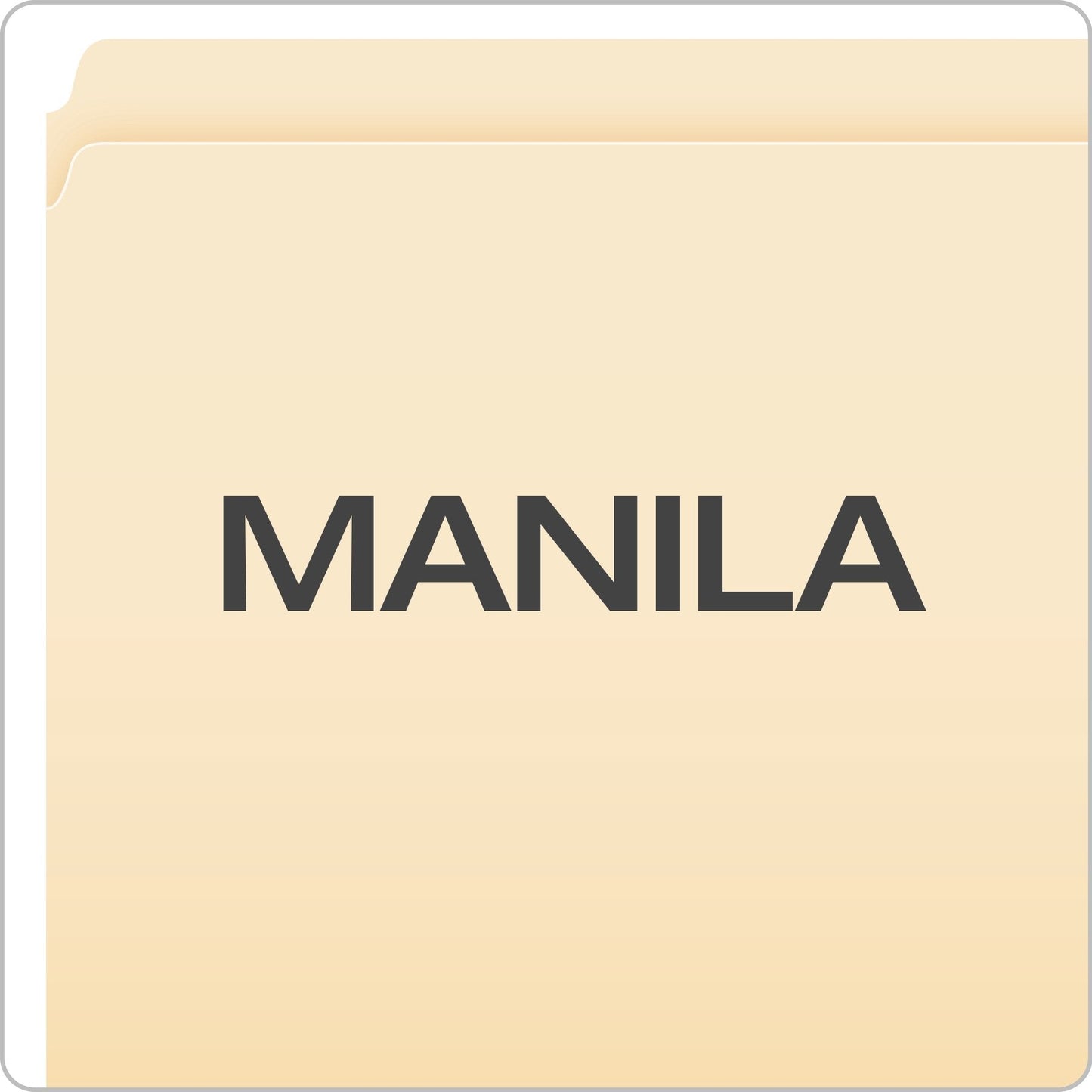 Pendaflex 752 File Folders, Straight Cut, Top Tab, Letter, Manila (Box of 100), Natural