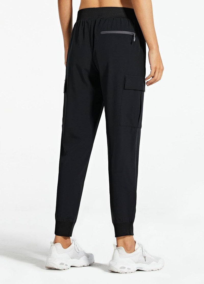 Libin Women's Cargo Joggers - Lightweight Quick-Dry Hiking Pants for Casual Travel | Athletic Fit