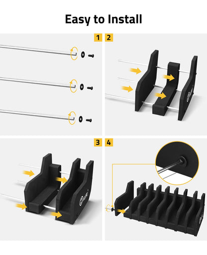 CVLIFE Foam Handgun Holder for Gun Safe Cabinet Accessories - 8 Slots Pistol Rack Stand