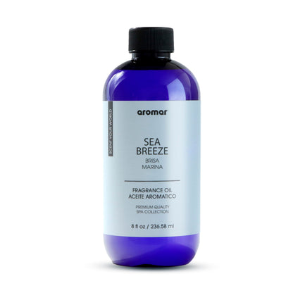 AROMAR Premium Fragrance Oil - Essential Oil for Diffusers & Home Aromatherapy - Cool Waters - 8oz
