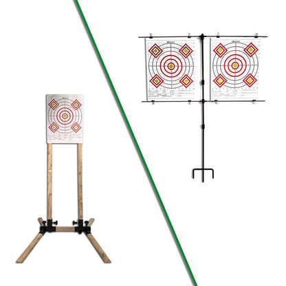 Highwild Paper Targets - Bullseye Target Sheet Paper - Practice for Firearms and Rifles Gun Shooting Outdoors - 13" X 17", 24 Pack