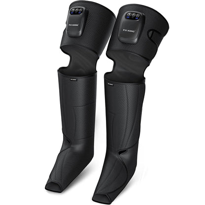 FIT KING Cordless Compression Boots Full Leg Compression Massager, Rechargeable Portable Foot and Calf Massager for Circulation, Pain Relief & Fast Recovery, No External Long Hoses | Gift for Mom