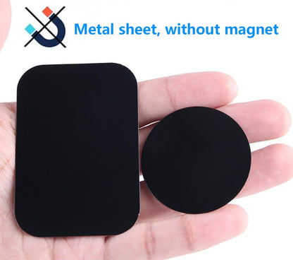 Phone Magnet Plate Mount Metal Plate for Magnetic Car Mount 4 Pack (Attention: Metal plates do not have magnets)Disc with 3M Adhesive Compatible with Phone Magnets/Cell Phone Automobile Magnet Cradles