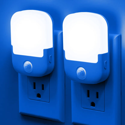 Briignite Night Lights Plug into Wall, Modern LED Night Light Plug in, Dusk to Dawn Sensor, Soft White 3000K, 0-100LM Adjustable Brightness, Dimmable NightLight for Hallway, Bedroom, Stairway, 2 Pack