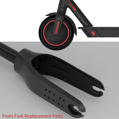 Incontesta Front Fork Replacement for M365/M365PRO, Aluminum Alloy Electric Scooter Fork with Plastic Cover Black, Anti-Wobble & Easy Install