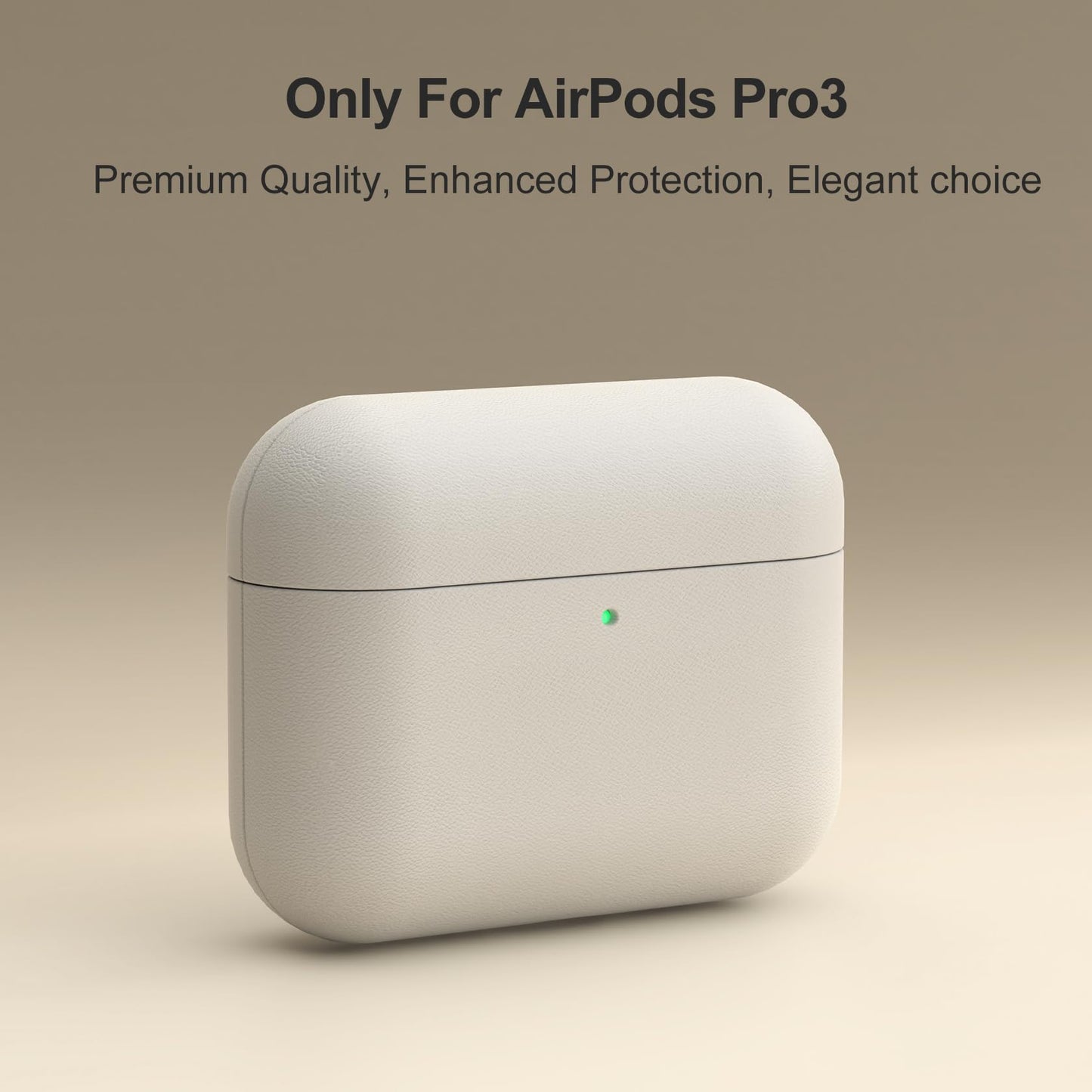 BLBAISH Leather AirPods Pro 3 Case Handcrafted Vintage Genuine Leather AirPods Pro 3 Protective Cover All-Around Shockproof Protection AirPods Pro 3 Pro Protective Sleeve