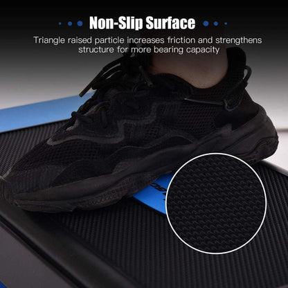 Goplus 30'' Aerobic Stepper with Risers, 5” 7” 9” Levels Height Adjustable, Workout Fitness Exercise Step Platform Trainer with Non-Slip Foot Pads, for Home/Gym (Blue)