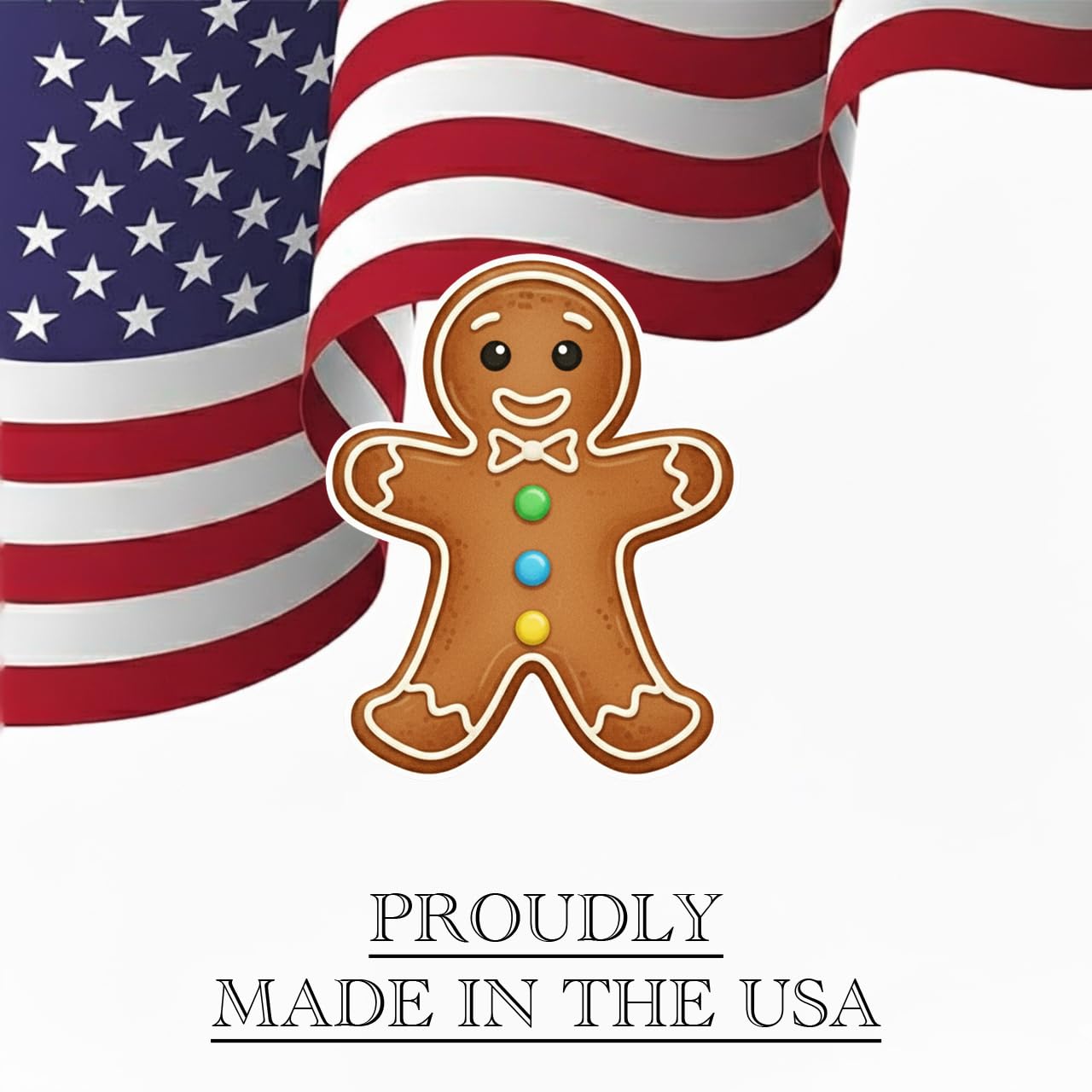 Christmas Gingerbread Man Ginger Bread Classic Yard Sign for Home Decor and Lawn Decoration With Stakes, Green Merry Christmas Sign Tree Cookie (Brown)