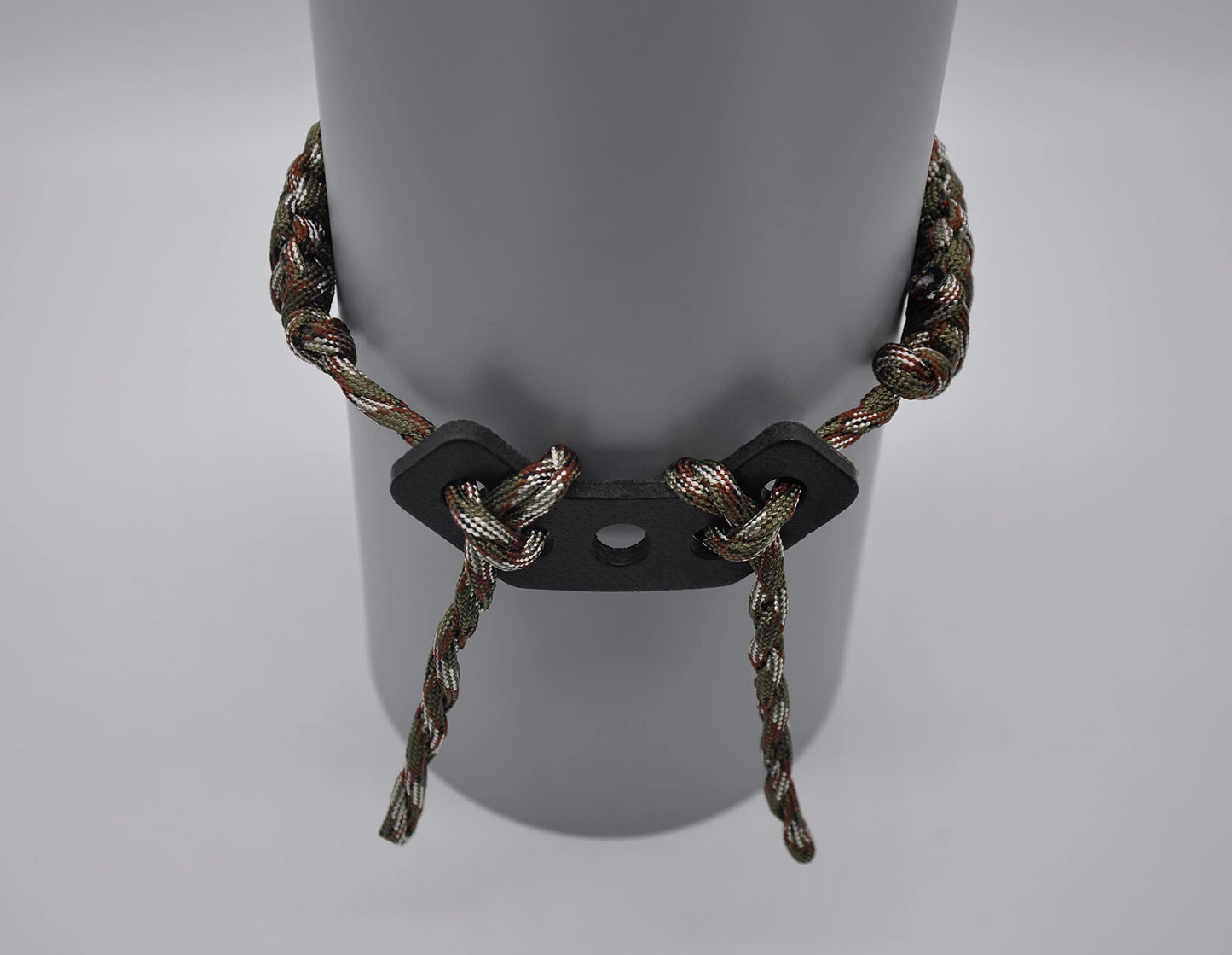 HZUTUZH 250 Paracord Bow Archery Wrist Sling - Multi Functional Survival Compound Bow Wrist Sling for Hunting & Shooting - No Stabilizer Needed - Successive Length Greater Then 20 Feet(Black)