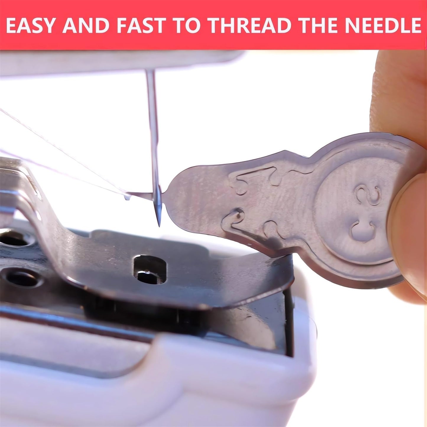 Portable Handheld Sewing Machine Kit Mini USB Electric Stitch Manual Hand Held Stitching Stapler Small Easy Sew Machine Beginners Travel Tiny Tailor Sewing Embroidery Tool Device Heavy Duty (Black)