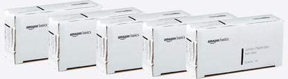 Amazon Basics Jumbo Size Office Paper Clips, Non-Skid, Silver, 1000 Count, 10 Packs of 100, A7072557