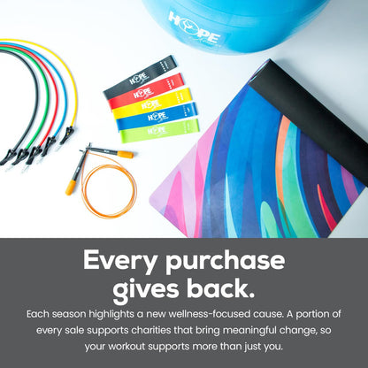 Hope Fitness Gear Mini Resistance Bands Set, 5 Booty & Loop Bands for Glutes, Legs & Full-Body Workouts, Includes Carry Bag and Exercise Guide, Heavy-Duty and Portable for Home