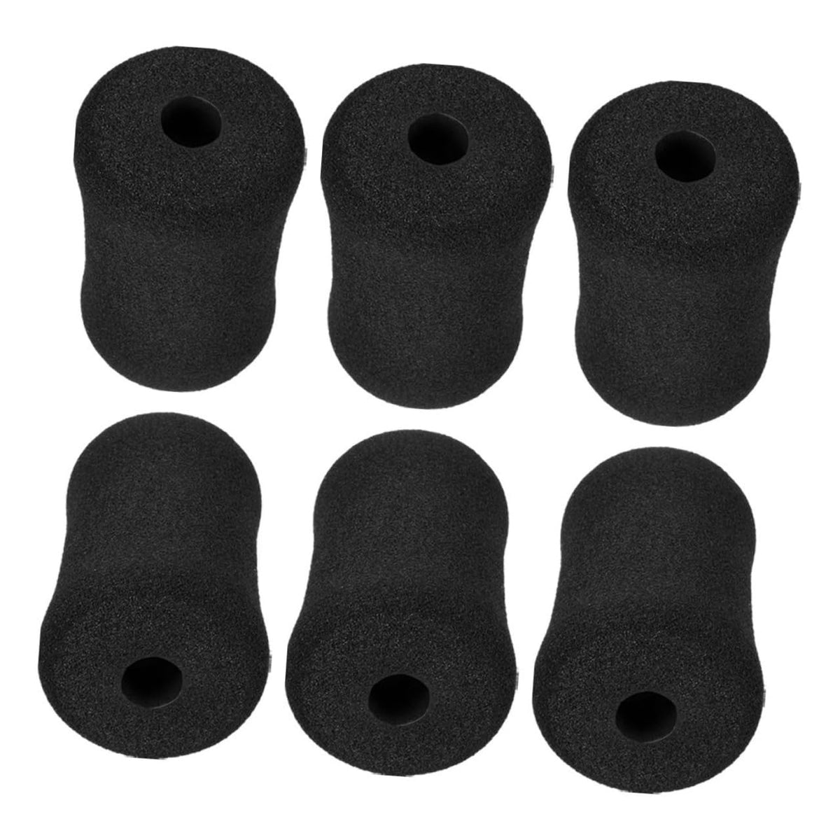 EXHUMKY 6pcs Replacement Foam Pads for Leg Extension Machine Home Gym Exercise Foam Rollers Gym Leg Caps Weight Bench Accessories