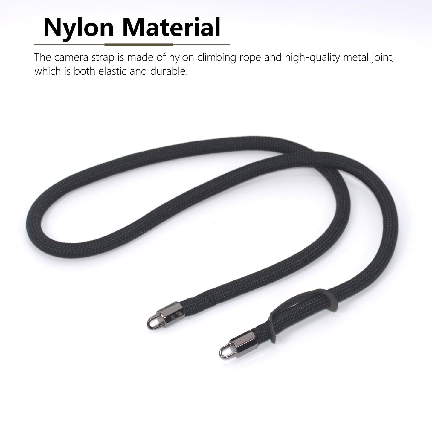 Aisnyho Universal Camera Shoulder Strap,Neck Camera Strap for Mirrorless DSLR SLR Camera,for Fuji X-M5 X100VI XT5 XT50 XT30 XT20 XT1 XT2 XT3 XT4, Black, One Size